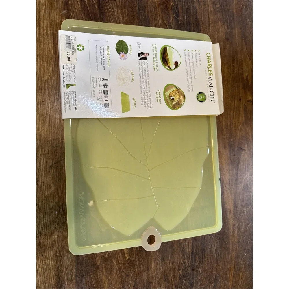 [New] Flexible Silicone Cutting Board Charles Viancin Lilypad Large (16
